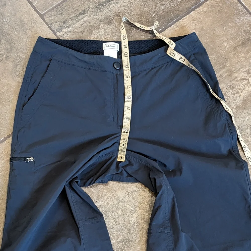 LL Bean Gorpcore Comfort Trail Pants Size 10 Dark Grey/Soft Black - Picture 5 of 14